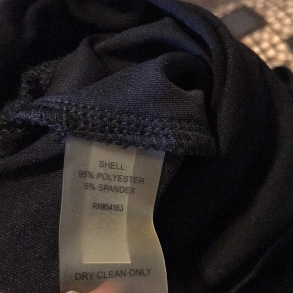 NWOT Calvin Klein Tiered Black Dress - Picture 8 of 8